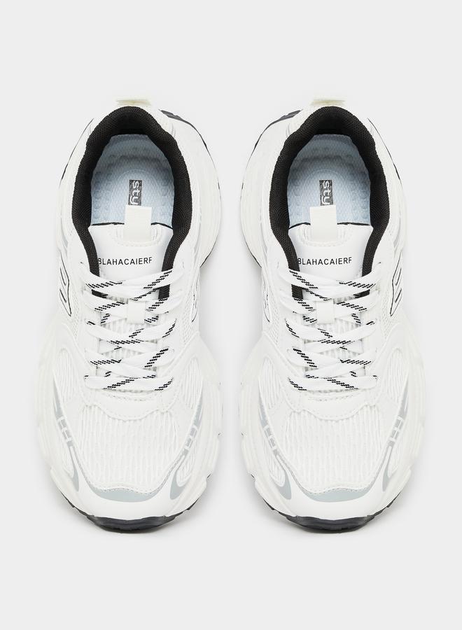 Chunky Mesh Web Design Sneakers