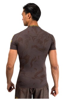 VENUM UFC FUSION BY VENUM FIRST WEEK RASHGUARDS SHORT SLEEVES DARK BROWN  - Image 3