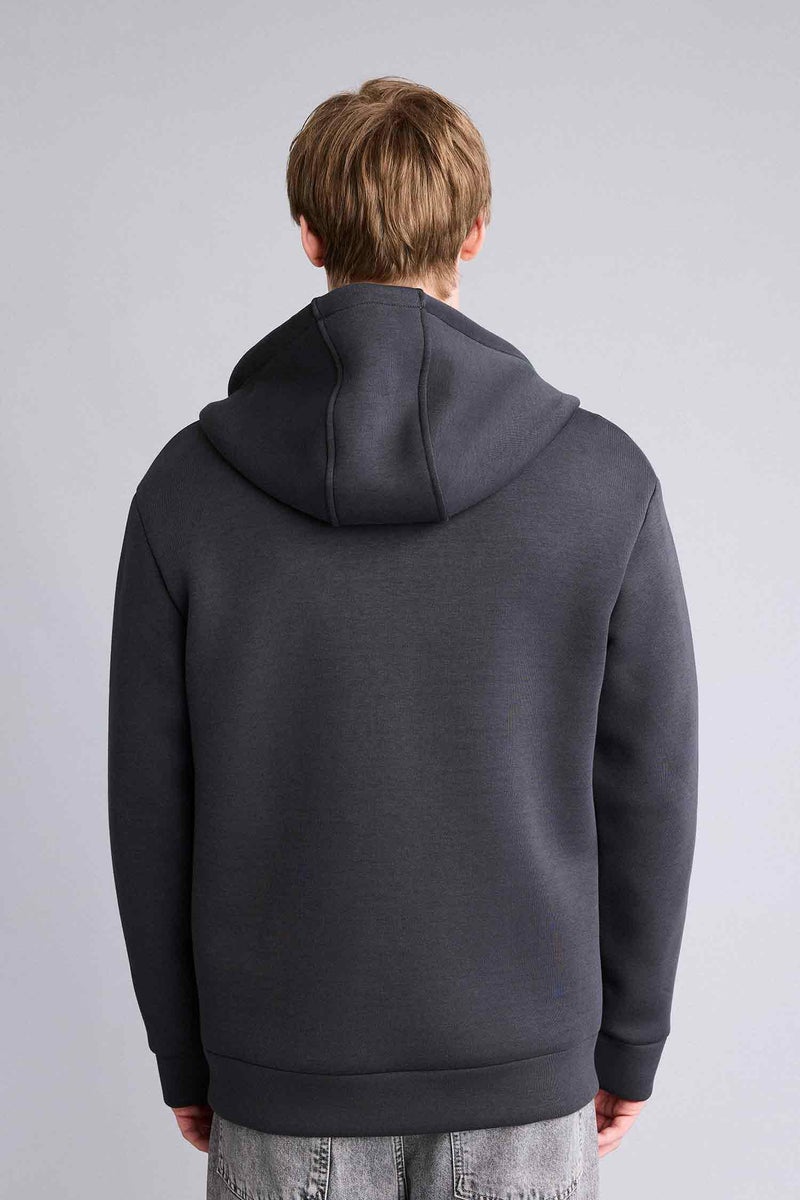 DeFacto Grey Man Regular Fit Cardigan Casual - Image 5