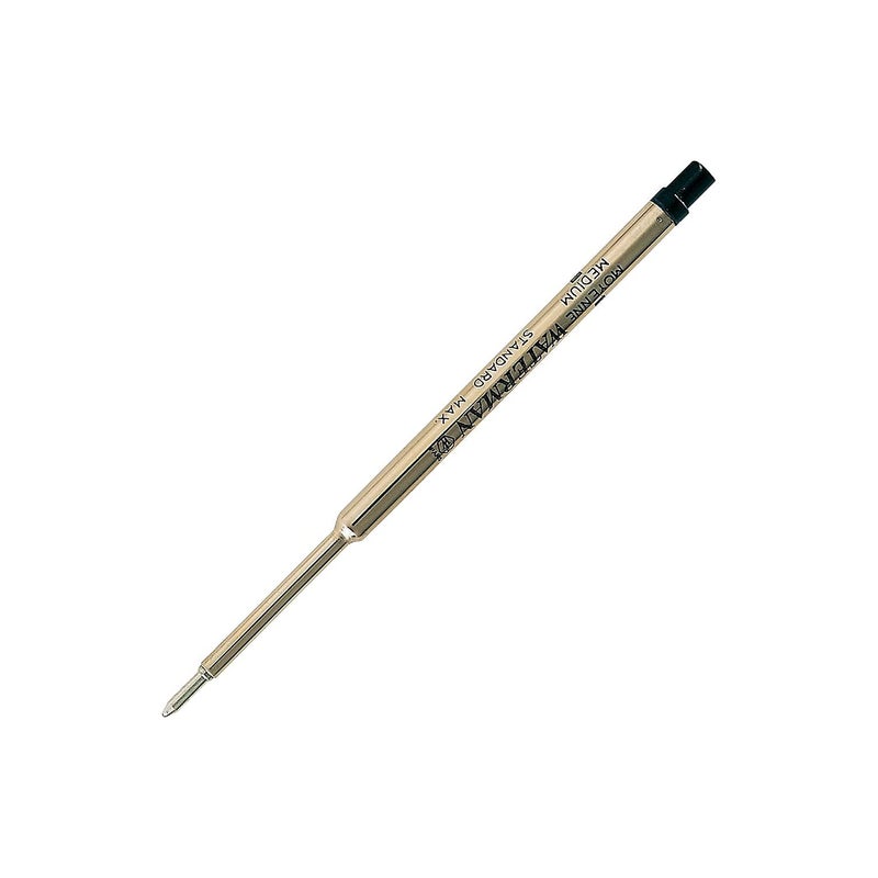 Waterman إعادة تعبئة قلم حبر جاف ووترمان | نقطة متوسطة | حبر أسود | 1 عد - Image 3