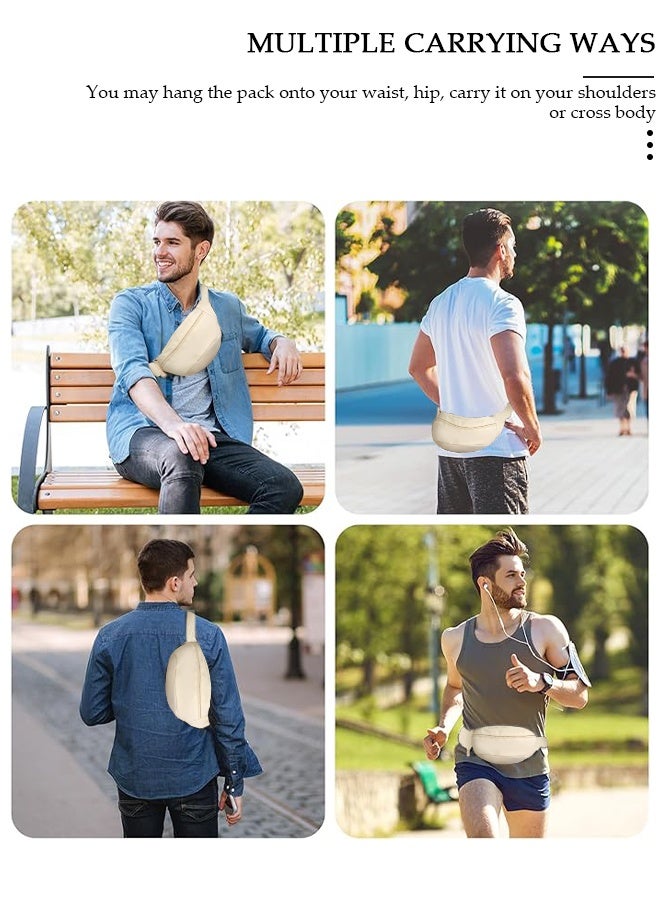 DUNISO Waist Pack for Women, Crossbody Waist Bag Pack Belt Bag for Travel Walking Running Hiking Cycling, Pouch Hip Bum Bag Chest Bag with Adjustable Strap For Gym Fitness Workout Travel Work Commuting - Image 5