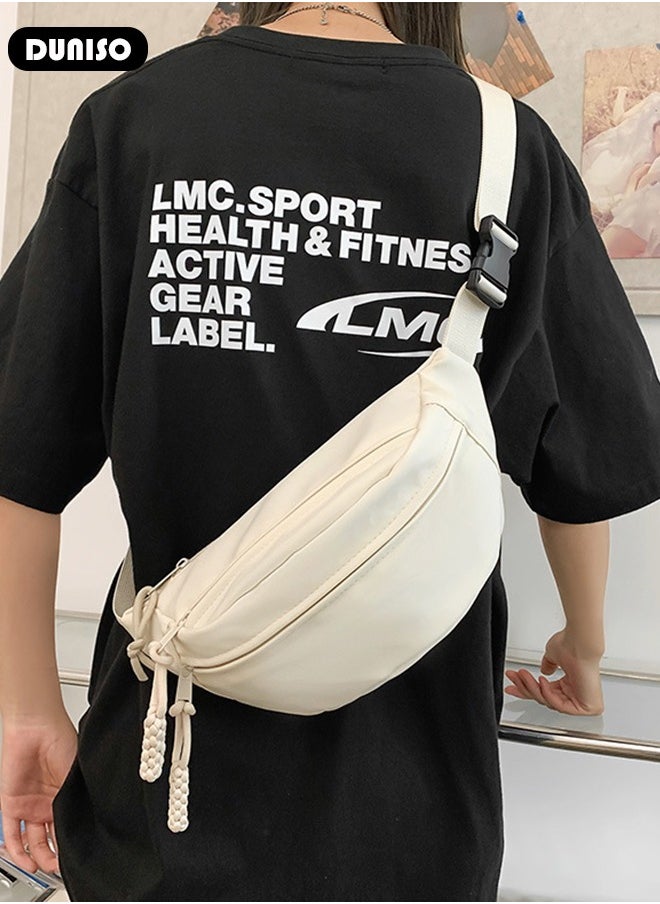 DUNISO Waist Pack for Women, Crossbody Waist Bag Pack Belt Bag for Travel Walking Running Hiking Cycling, Pouch Hip Bum Bag Chest Bag with Adjustable Strap For Gym Fitness Workout Travel Work Commuting  - Image 3