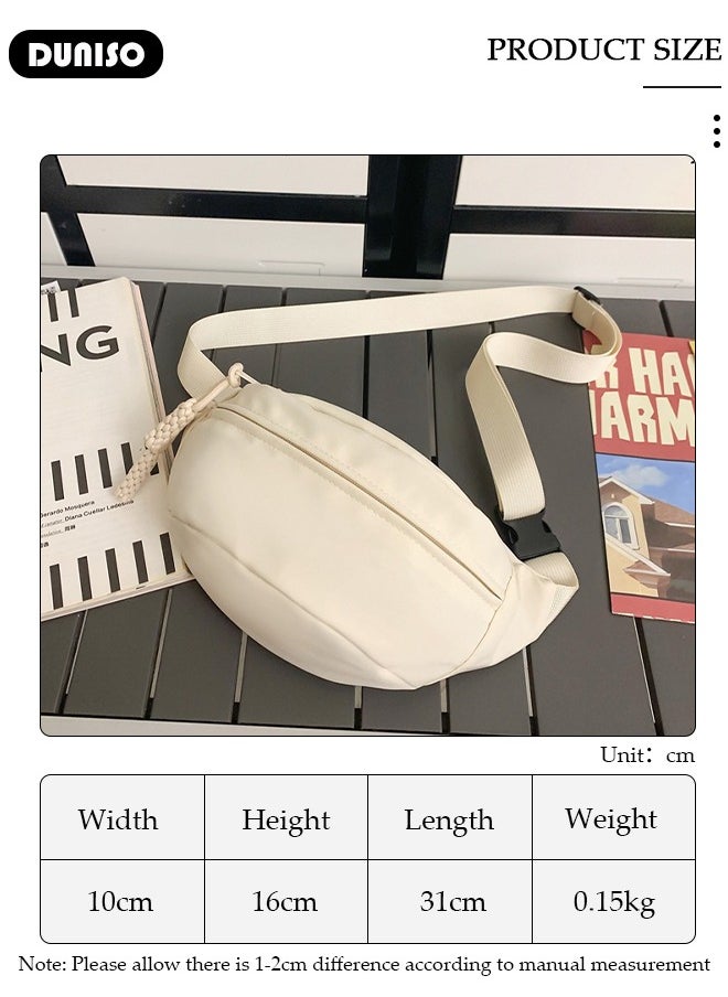 DUNISO Waist Pack for Women, Crossbody Waist Bag Pack Belt Bag for Travel Walking Running Hiking Cycling, Pouch Hip Bum Bag Chest Bag with Adjustable Strap For Gym Fitness Workout Travel Work Commuting  - Image 4