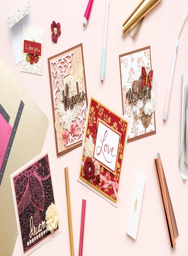 وي آر ميموري كيبرز ورق فويل وي آر ميموري كيبرز 12 بوصة × 12 بوصة، 15 ورقة في العبوة - جولد فينش - Image 4