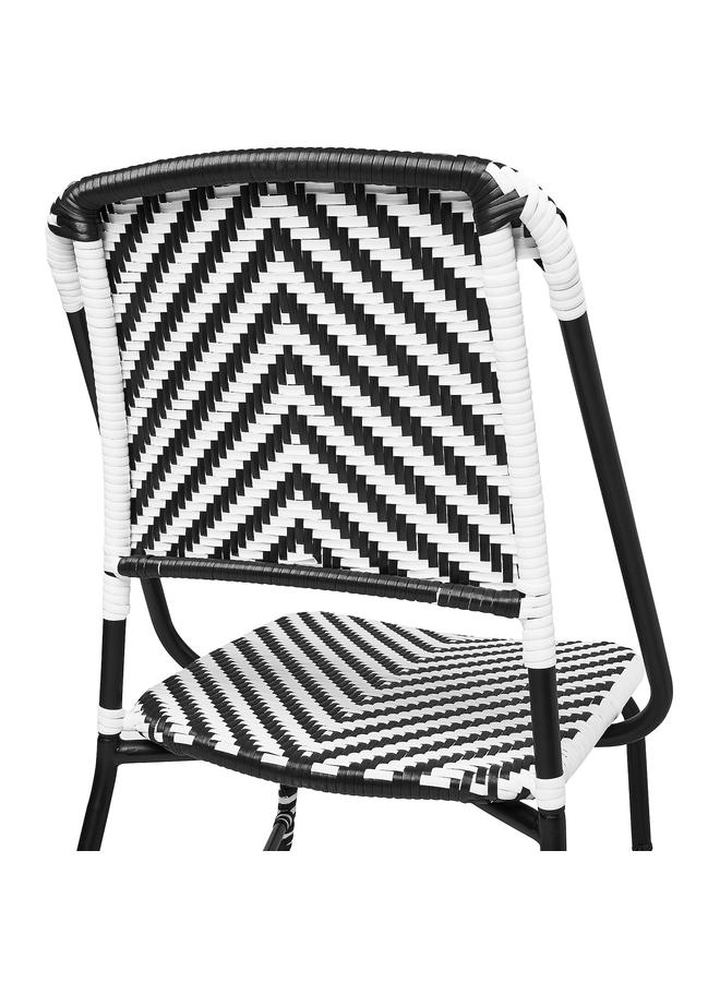 Zaboon Chair, in/outdoor, black/white - Image 4