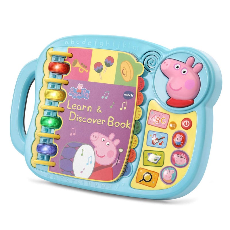 vtech كتاب التعلم والاكتشاف من في تيك بيبا بيغ ، أزرق - Image 2