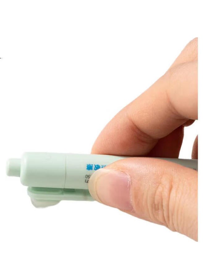 Deli Bullet Tip Heat Erasable Gel Pen 0.5Mm Crystal Blue Heat Sensitive Erasable Signature Pen 3Pcs/Box Sa397 - Image 1