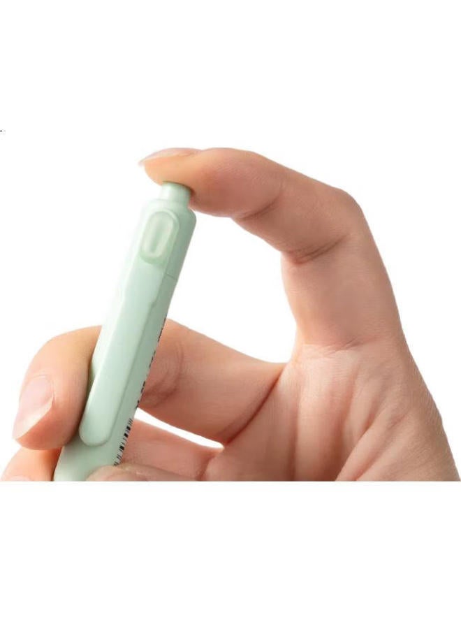 Deli Bullet Tip Heat Erasable Gel Pen 0.5Mm Crystal Blue Heat Sensitive Erasable Signature Pen 3Pcs/Box Sa397 - Image 3