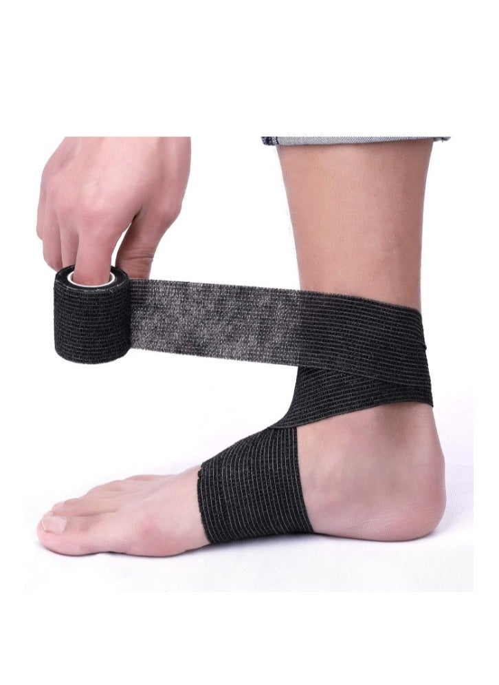 OASIS-TH 2 Pack Cohesive Bandage Self Adhesive Wrap Elastic Self Adherent Vet Wrap Breathable Self Stick Tape for Wrist, Ankle, Sports, Tatoo Wrap Size 5CM X 8M  - Image 3