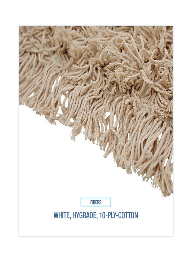 boardwalk UNISAN Industrial Dust Mop Head, Hygrade Cotton, 18 Width x 5 Depth, White (1318) - Image 4
