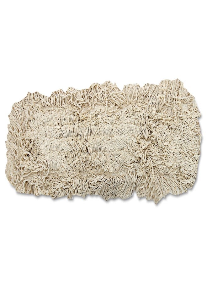 boardwalk UNISAN Industrial Dust Mop Head, Hygrade Cotton, 18 Width x 5 Depth, White (1318) - Image 2