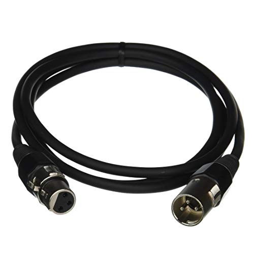 C2G Legrand XLR Cables, Black XLR Audio Cable, XLR Cables 6ft, XLR to XLR Cable, Male to Female, 1 Count, C2G 40059 - Image 1