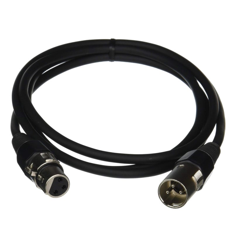 C2G Legrand XLR Cables, Black XLR Audio Cable, XLR Cables 6ft, XLR to XLR Cable, Male to Female, 1 Count, C2G 40059 - Image 3