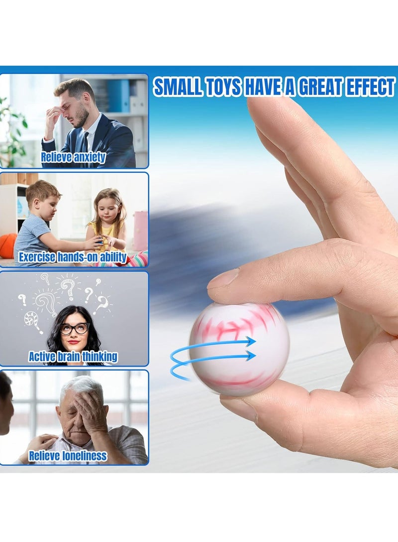 Sports Balls Party Favors for Kids 4-12, 32 Pack Fidget Spinner Return Gifts, Goodie Bag Stuffers, Treasure Box Toys for Classroom Prizes - Image 2