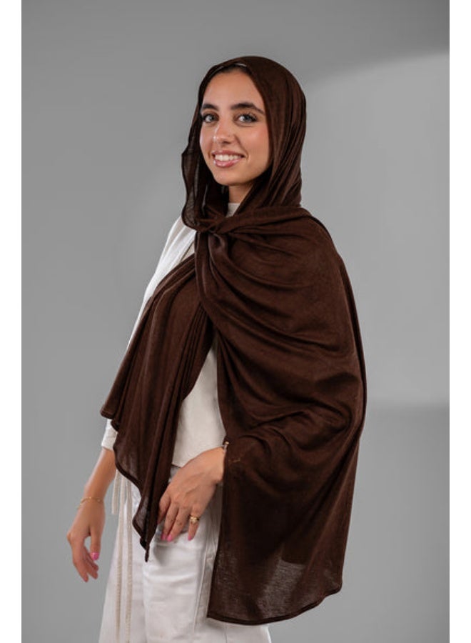 طرحة جيل لايكرا تايلاندي جيل راقية - بني غامق