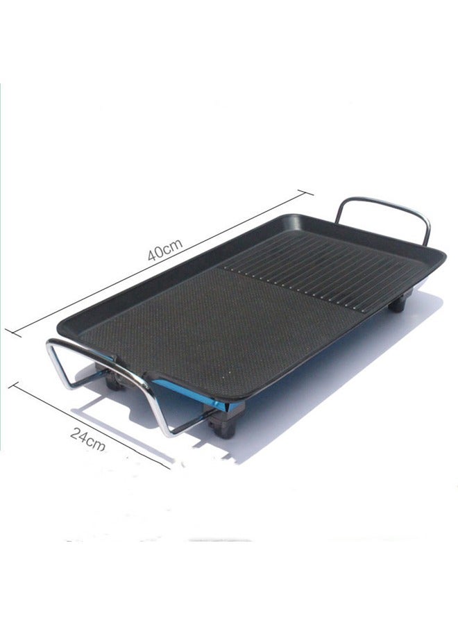 Smokeless Indoor Electric Grill Copper Large Nonstick Table Top Grill Indoor Grilling BBQ  - Image 2