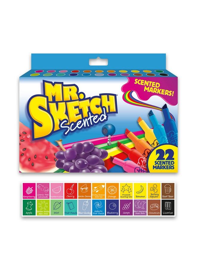 Mr. Sketch Chiseled Tip Marker 22 Assorted Scented Markers (2054594) - Image 2