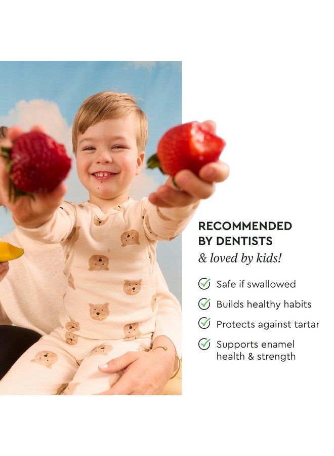 BOKA Fluoride Free Toothpaste- Nano Hydroxyapatite, Remineralizing, Sensitive Teeth, Whitening- Dentist Recommended For Adult, Kids Oral Care- Strawberry Mango Flavor, 4Oz 1Pk - Us Manufactured - Image 1