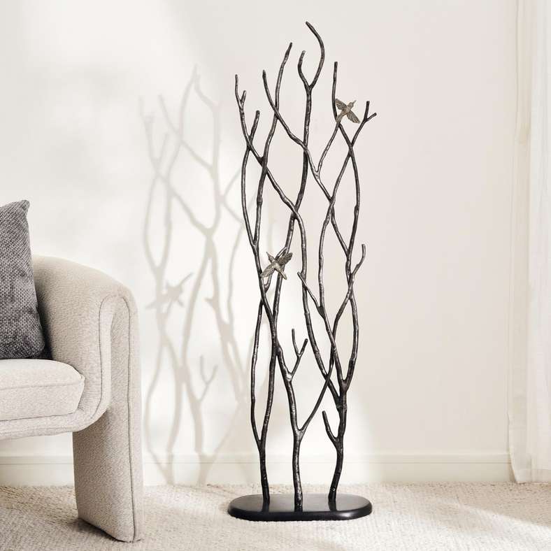 Pan Home Metal Decor Sculpture - Rustic Gold