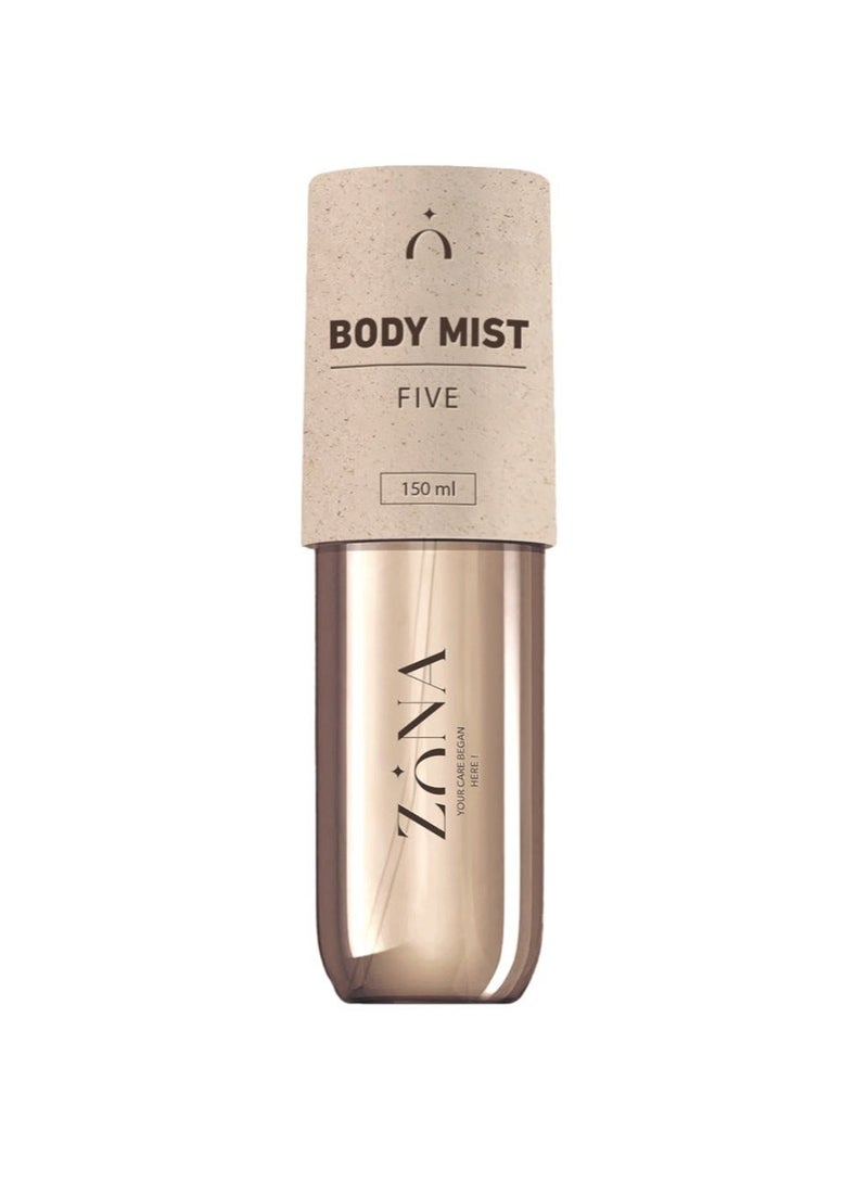 ZONA Five Luxury Bath Set | Body Scrub, Body Butter, Body Oil & Body Mist | Inspired by Chanel No. 5°N Fragrance - Image 5