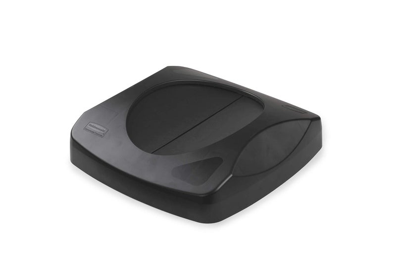 Rubbermaid Commercial Products Untouchable Trash/Recycling Swing Lid, Black, Compatible with 23-Gallon Untouchable Containers - Image 5