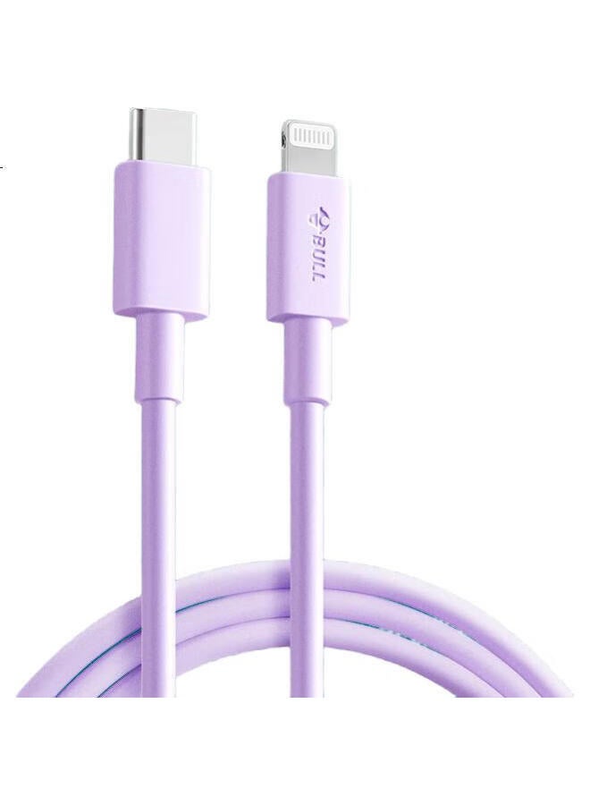 Bull Apple Data Cable, Mfi Certified, Pd Fast Charging Cable, For Iphone 14/13 Pro Max/12/11 Ipad, Lightning Charger To Usb-C Cable - Image 2