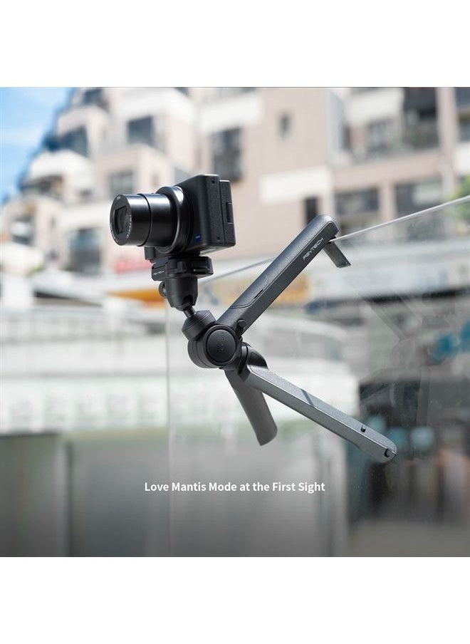 PGYTECH MANTISPOD 2.0 Mini Camera & Cell Phone Vlogging Tripod | 6 Modes Small Travel Flexible DSLR Pocket Stand | Video Vlog Desktop Shooting Selfie Mount  - Image 3