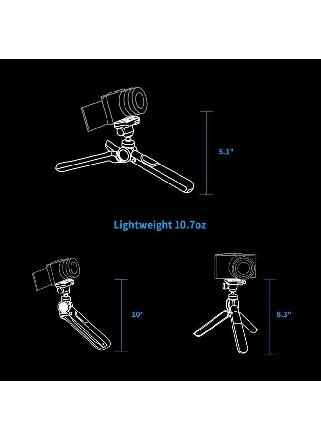 PGYTECH MANTISPOD 2.0 Mini Camera & Cell Phone Vlogging Tripod | 6 Modes Small Travel Flexible DSLR Pocket Stand | Video Vlog Desktop Shooting Selfie Mount  - Image 4