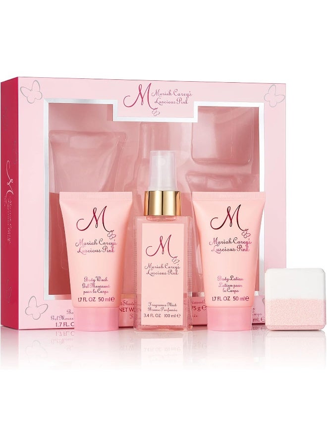 Mariah Carey Luscious Pink Women's Fragrance 4 Piece Bath Set - Image 2