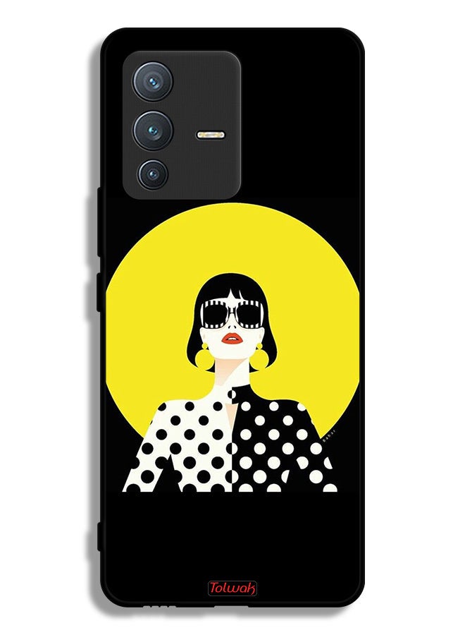 Tolwak Vivo V23 Pro 5G Protective Case Cover Stylish Girl Art - Image 1