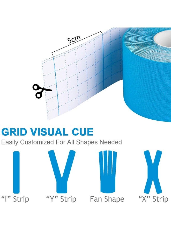 مويكسين شريط علم الحركة المرن لدعم العضلات للتمرين والرياضة والتعافي من الإصابات 5 متر/لفة - Image 2