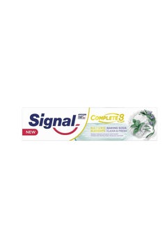 Signal Natural Elements Complete 8 Toothpaste for Natural Deep Clean and Freshness with Baking Soda 100 ML 