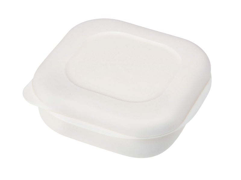 Marna K745W Extreme Frozen Rice Container 1 Piece Microwave Dishwasher Safe Frozen Rice Container White