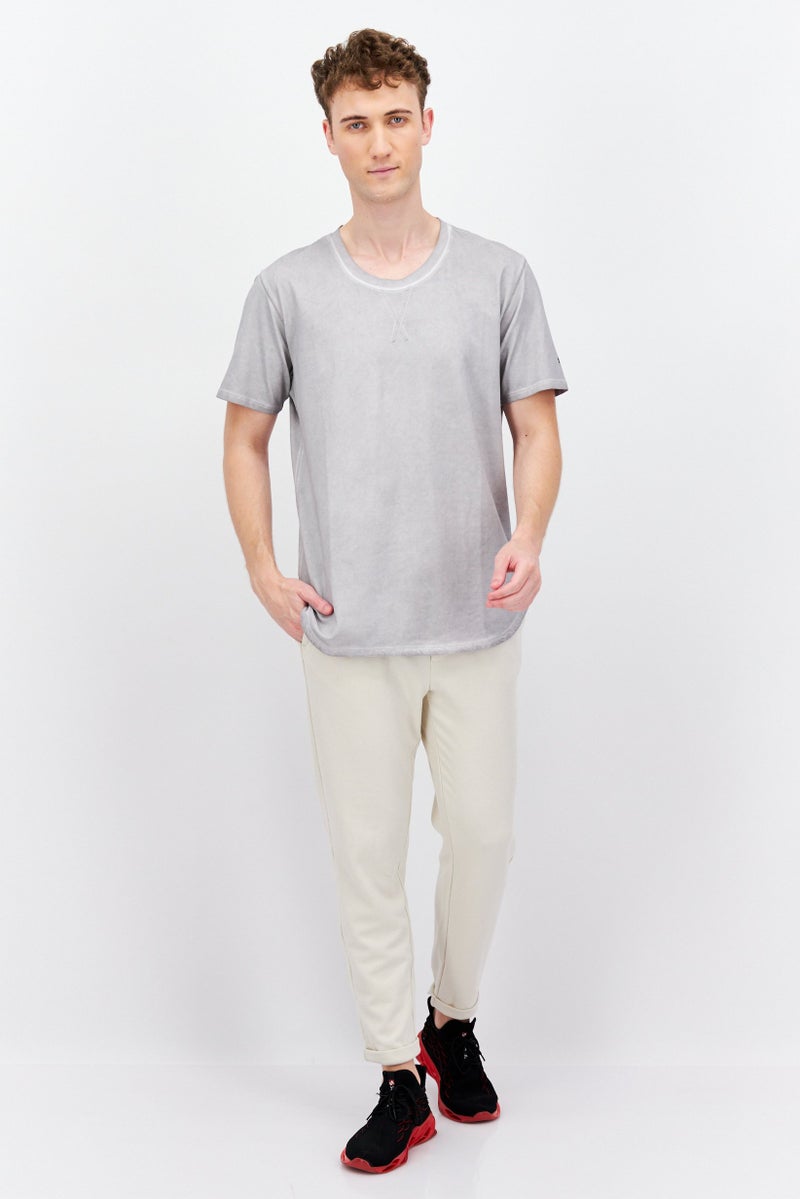 PUMA Men Sportswear Fit Short Sleeve Outdoor T Shirt, Grey - Image 3