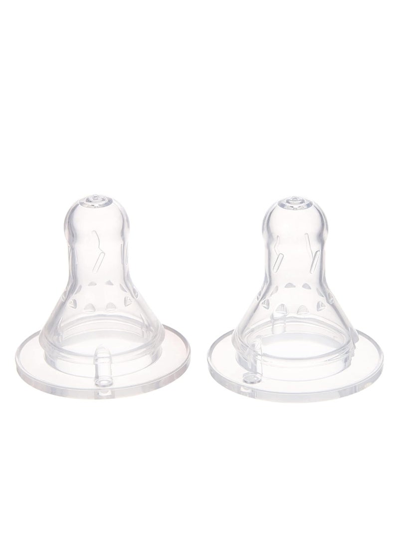 La Frutta 22112 Silicone Bottle Nipple, Medium, Set Of 2 - Image 1