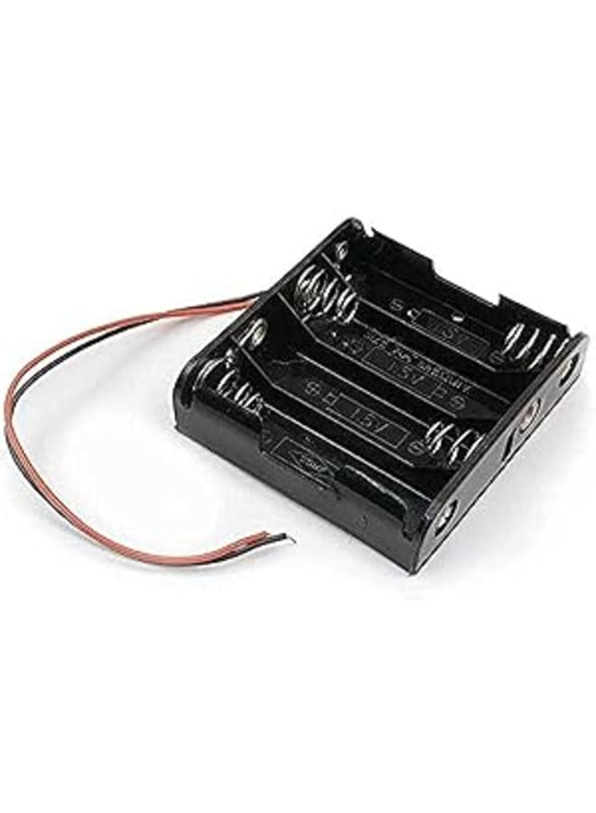 UHcom Battery Holder with Red and Black Wire 4 x AA - UHcom