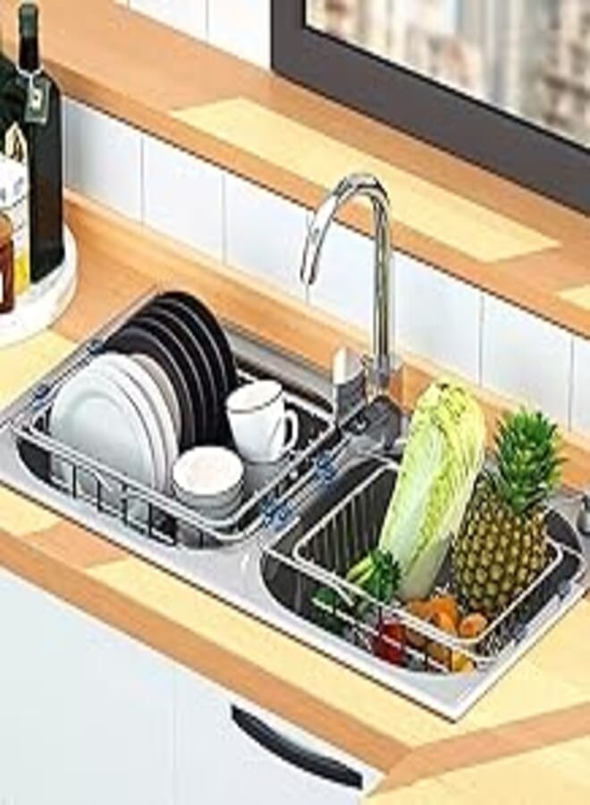 Stainless Steel Sink Dish Liner (Large)