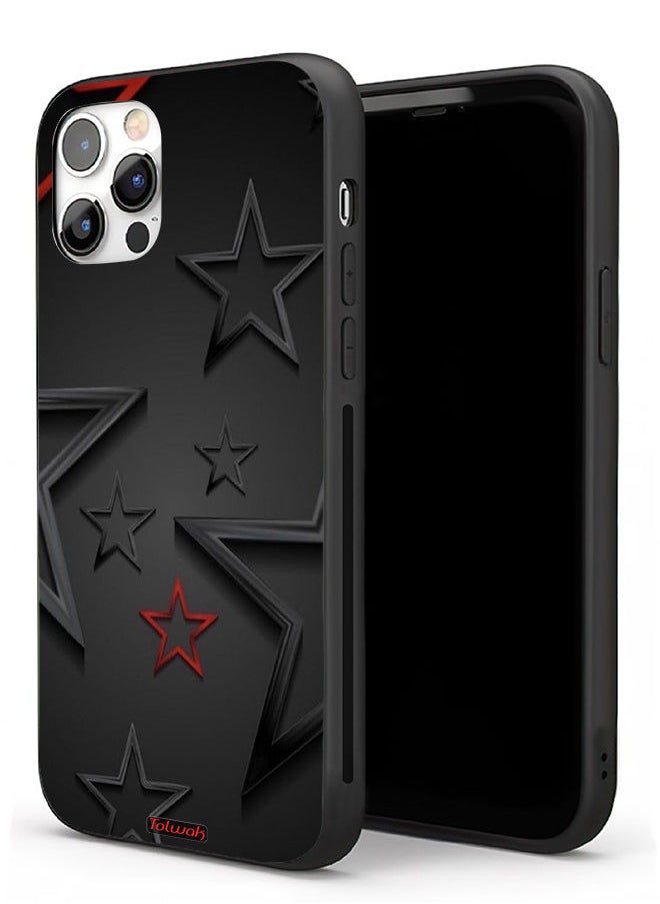 Tolwak Apple iPhone 11 Pro Max Protective Case Stars Pattern  - Image 1