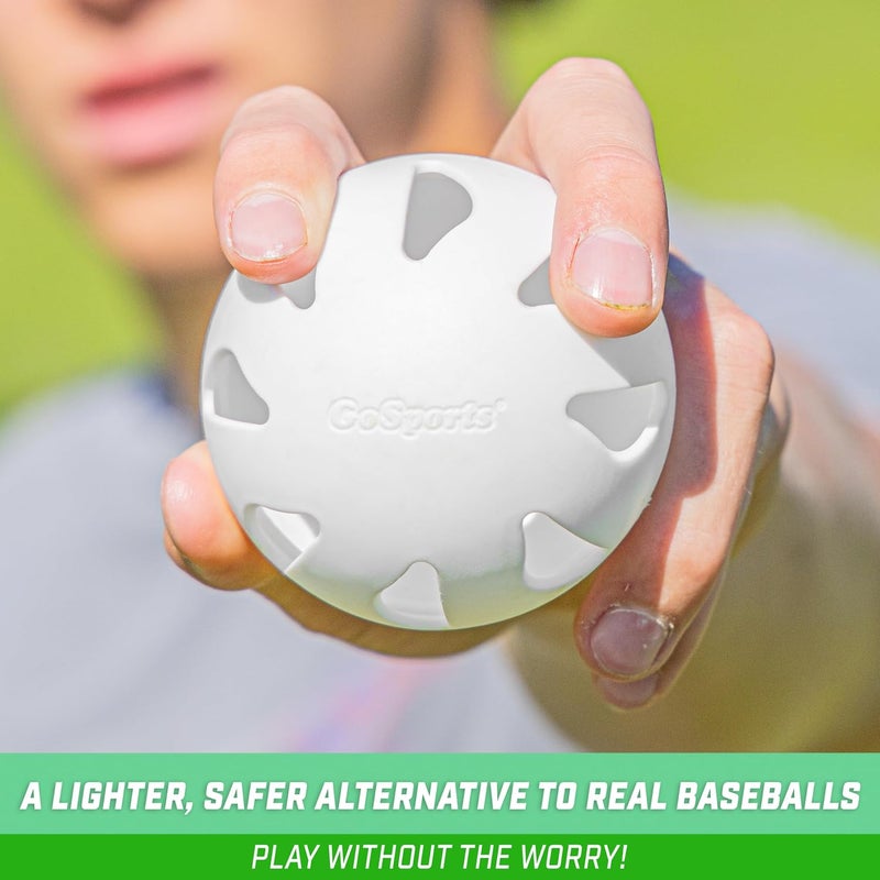 GoSports GoSports LotBall AIR Plastic Baseballs  6 Pack - Image 5