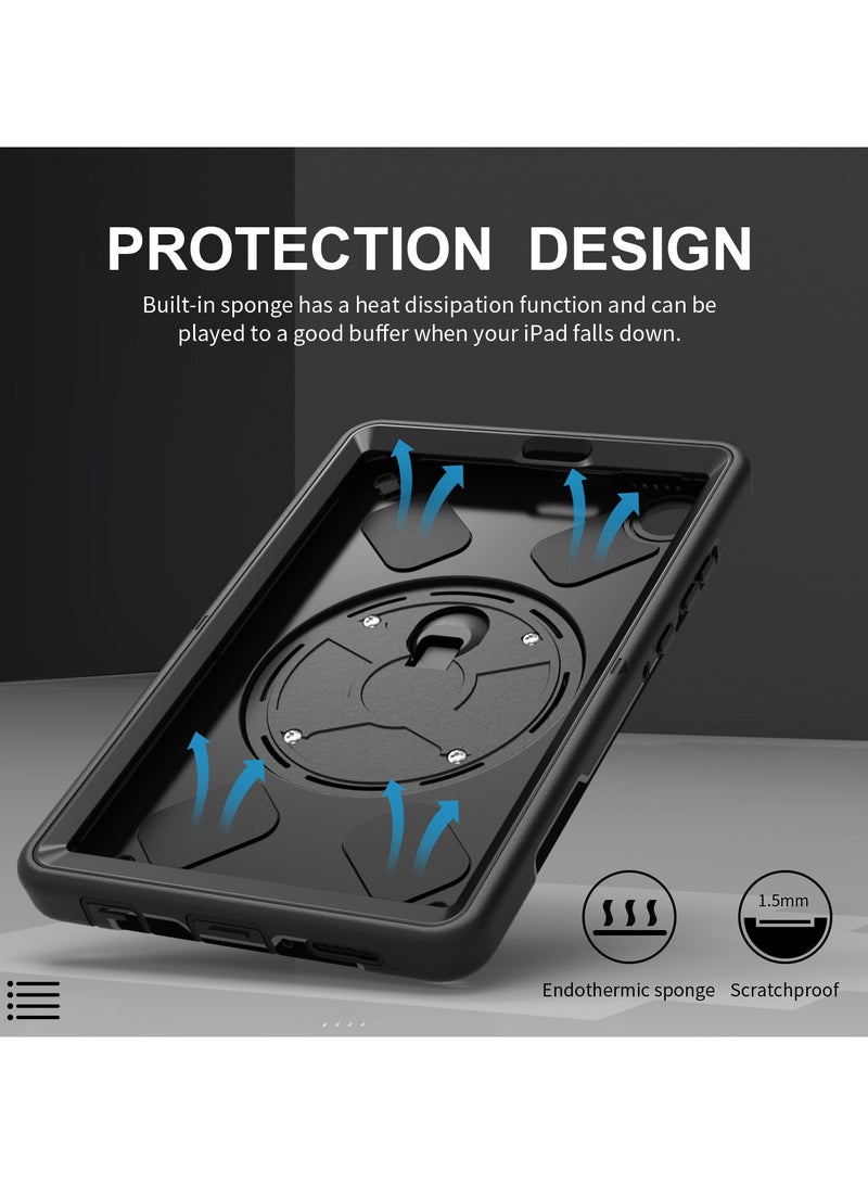 عام غلاف لوحي مع حامل دوار متوافق مع Samsung Tab A11 8.7-inch، مقاوم للسقوط وخفيف الوزن بتثبيت دقيق - Image 2