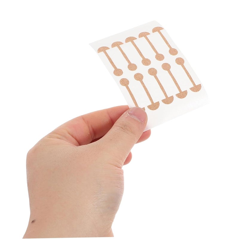 FRCOLOR 10pcs Elastic Nose Shaping Stickers for Wing Reduction Soft Self-adhesive Contour Strips for Comfortable and Nose Appearance Skin-friendly and Travel-friendly - Image 3