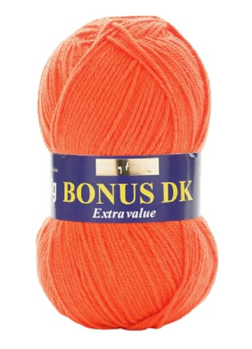 Sirdar Hayfield Bonus DK - Bright Orange (981) - 100g - Image 1