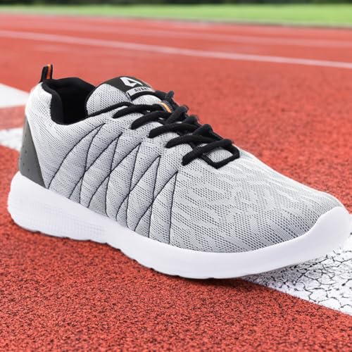 AVANT Mens Ultra Light Grey Running Shoe - 7 UK (AVMSH007-CL02-7) - Image 2