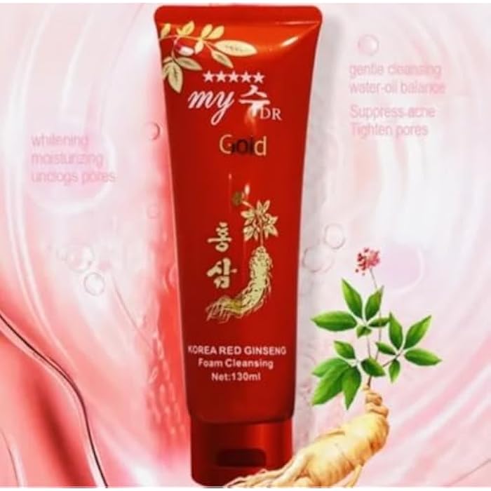 KOREAN RED GINSENG FOAM CLEANSING 130ml. Deep cleansing of the skin surface, removing sebum, dirt, makeup and giving you a smooth skin. - Image 4