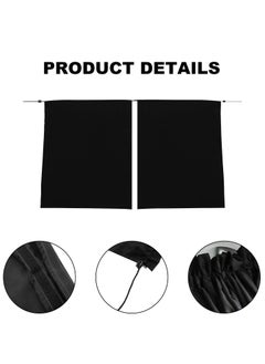 Y&D Car Divider Curtain, Universal Curtains Sun Shade, Removable Front Rear Side Privacy for Travel Nap Night Camping  - Image 5