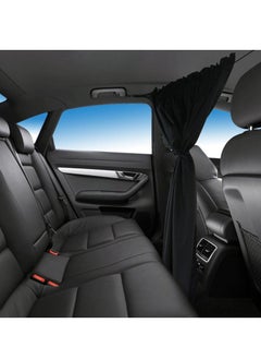Y&D Car Divider Curtain, Universal Curtains Sun Shade, Removable Front Rear Side Privacy for Travel Nap Night Camping  - Image 4