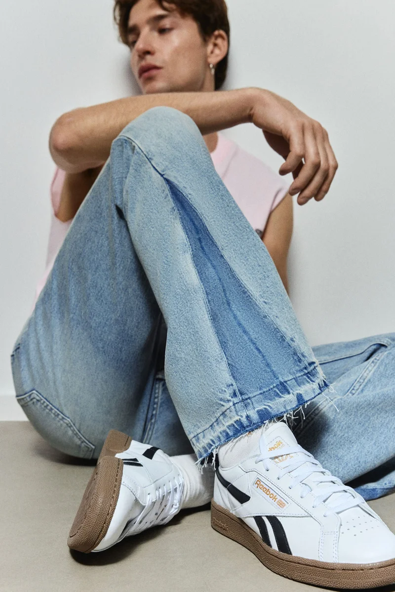 اتش اند ام جينز بقصة بووت كت وخصر عادي