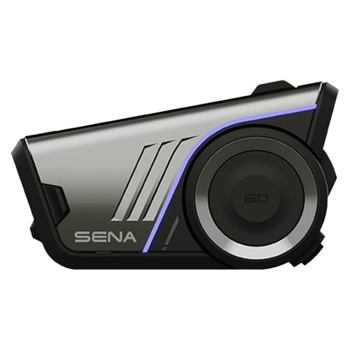 Sena 60S Motorcycle Communication Headset with Wave, Mesh, and Bluetooth Intercom, 2nd Generation Sound by Harman Kardon - Image 1