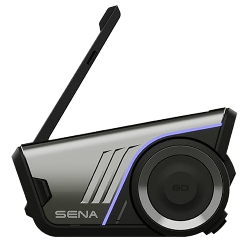 Sena 60S Motorcycle Communication Headset with Wave, Mesh, and Bluetooth Intercom, 2nd Generation Sound by Harman Kardon - Image 2