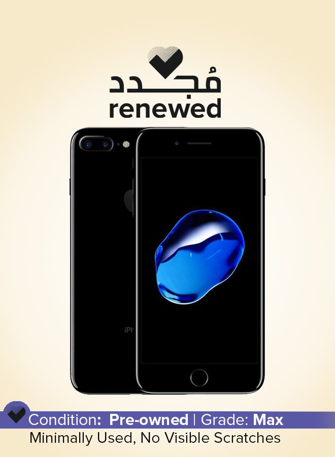 Apple Renewed - iPhone 7 Plus 128GB Jet Black 4G With Facetime - International Version - Image 1